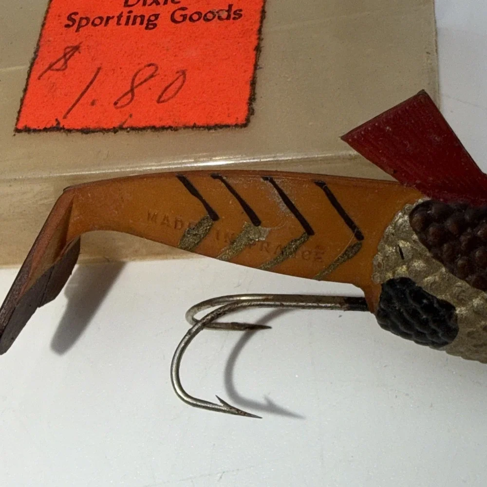 1940's Vintage VIVIF French Fishing Lure - Clean Collectable Box Made In France